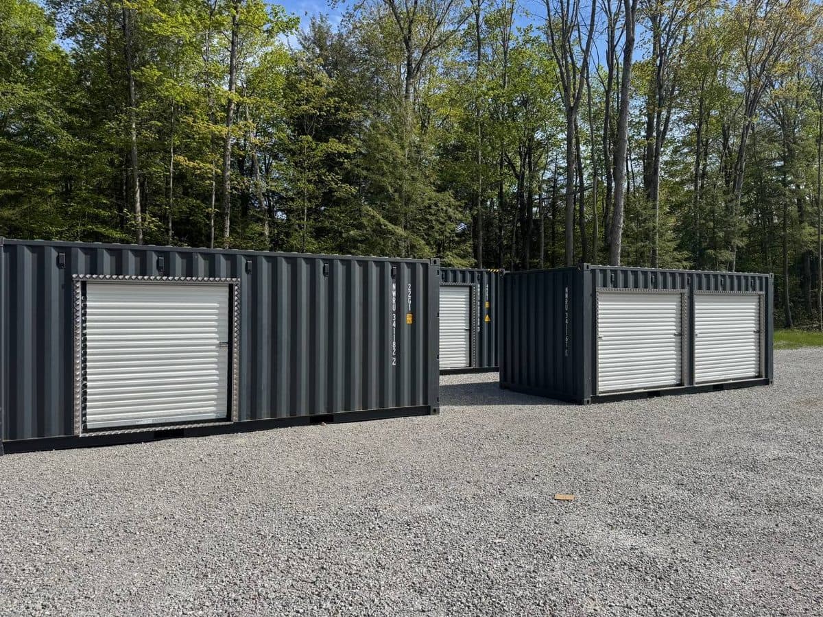 Roll-up door units at our yard