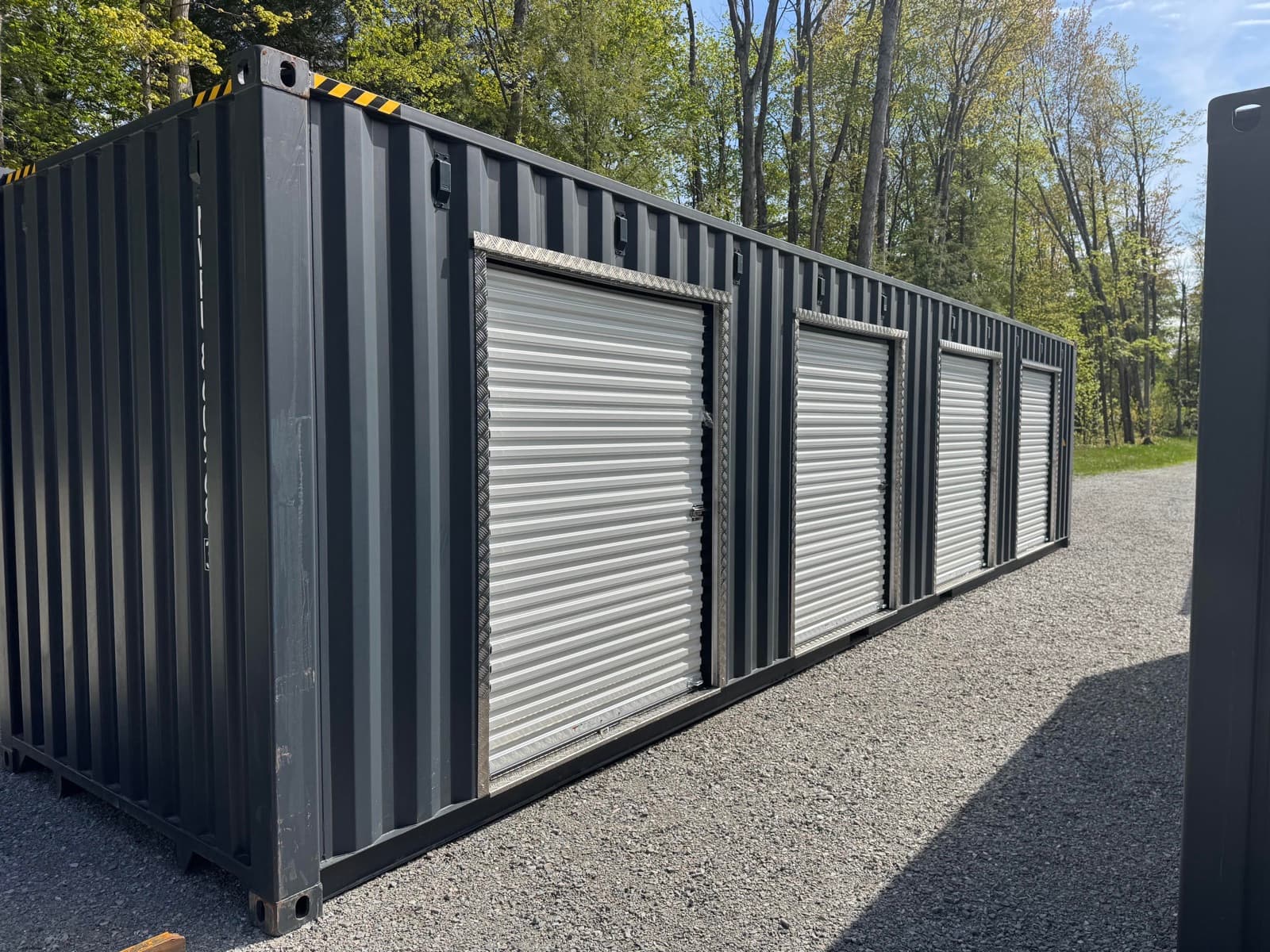 Roll-up units delivered on site