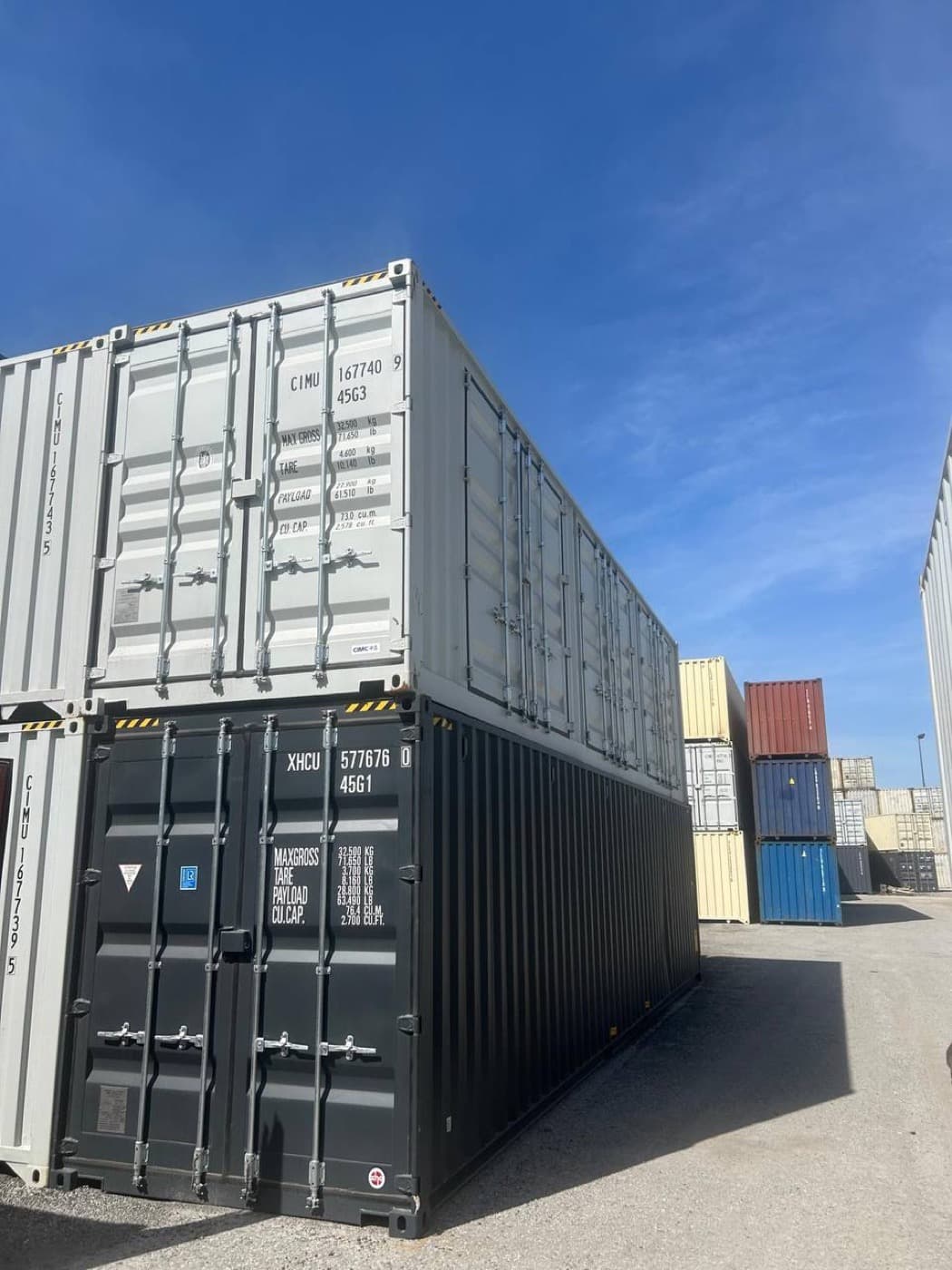 40ft open-side high-cube units